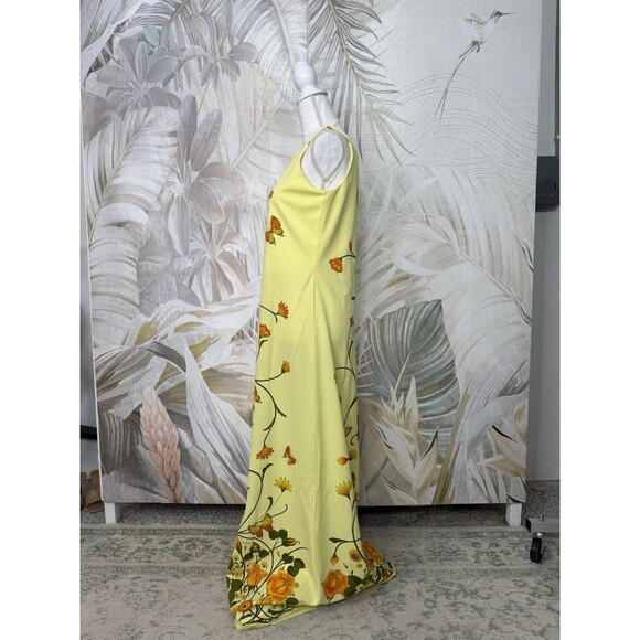 Vintage Alfred Shaheen Hawaii Garden Floral Print Maxi Dress - Picture 3 of 8